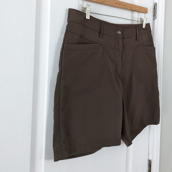 MEC hiking shorts earth tone brown size 12 @L - Picture 4 of 10